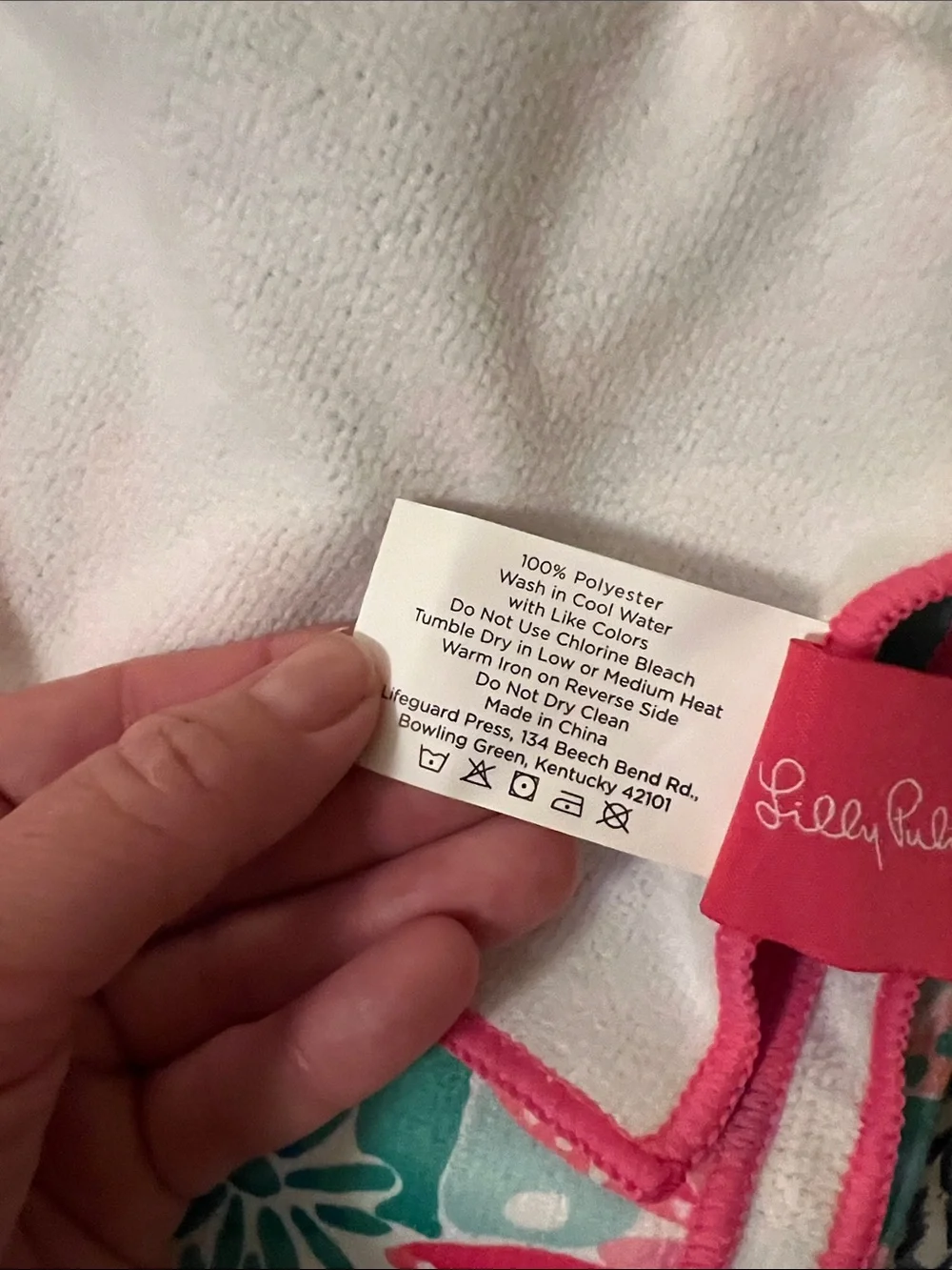 Lilly Pulitzer towel